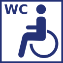 A wheelchair-accessible WC is available.