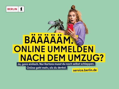 Kampagnen-Claim Wohnsitz anmelden