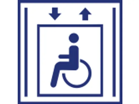 Aufzug rollstuhlgeeignet